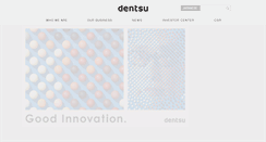 Desktop Screenshot of dentsu.com
